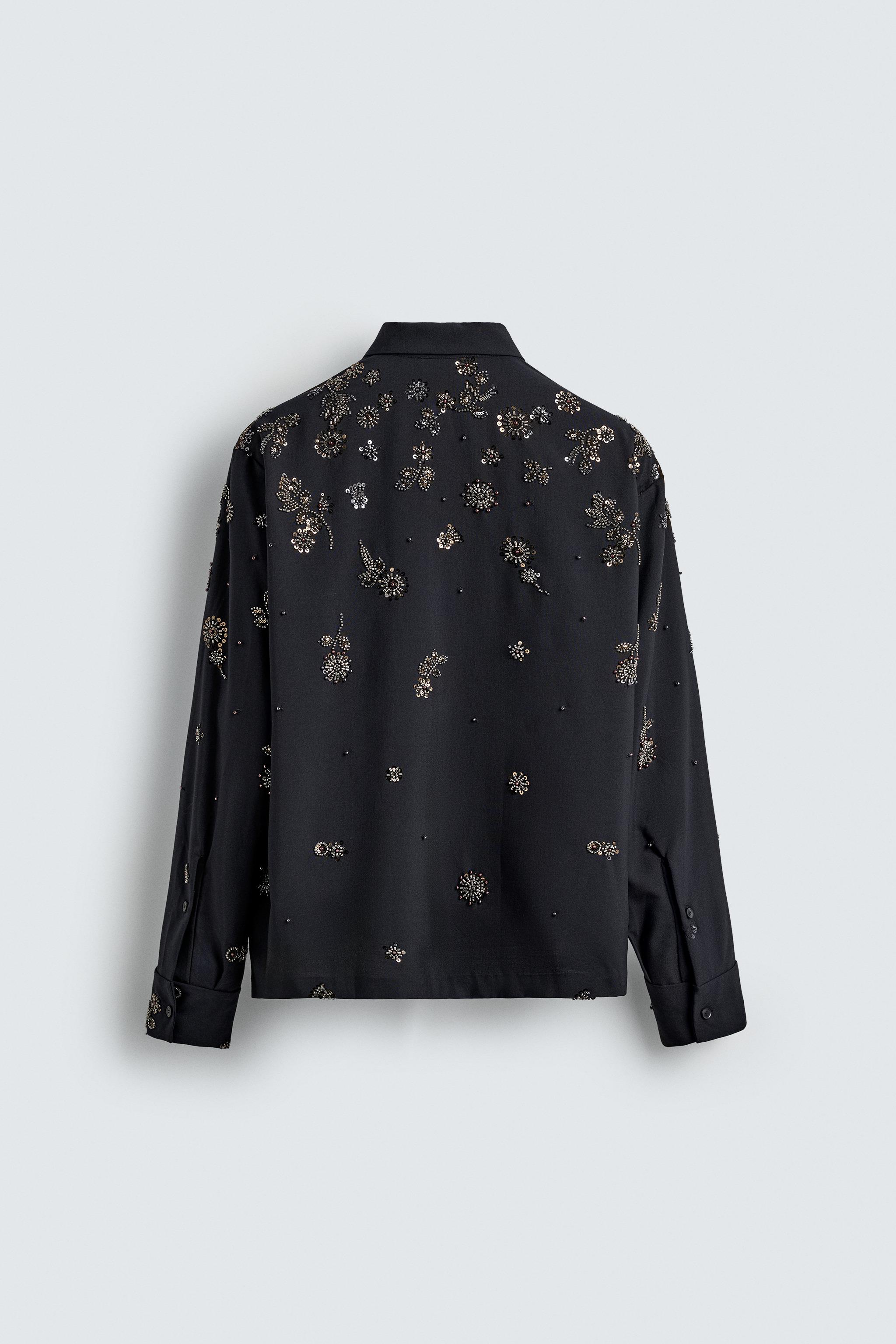 LIMITED EDITION FLOWY SEQUIN SHIRT